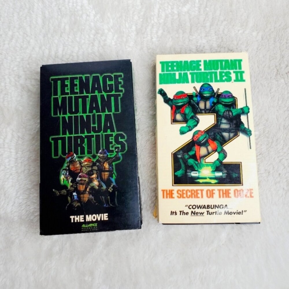 Teenage Mutant Ninja Turtles Movie Secret Of The Ooze 90s VHS Set X2